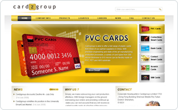 cardzgroup Website design case