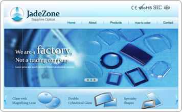 Jadezone Sapphire Optical  group Website design case