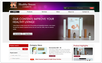 Healthy Smore网站设计案例