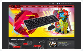 intex网站设计案例