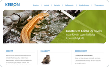 芬兰 Keiron 动物保护协会网站设计案例